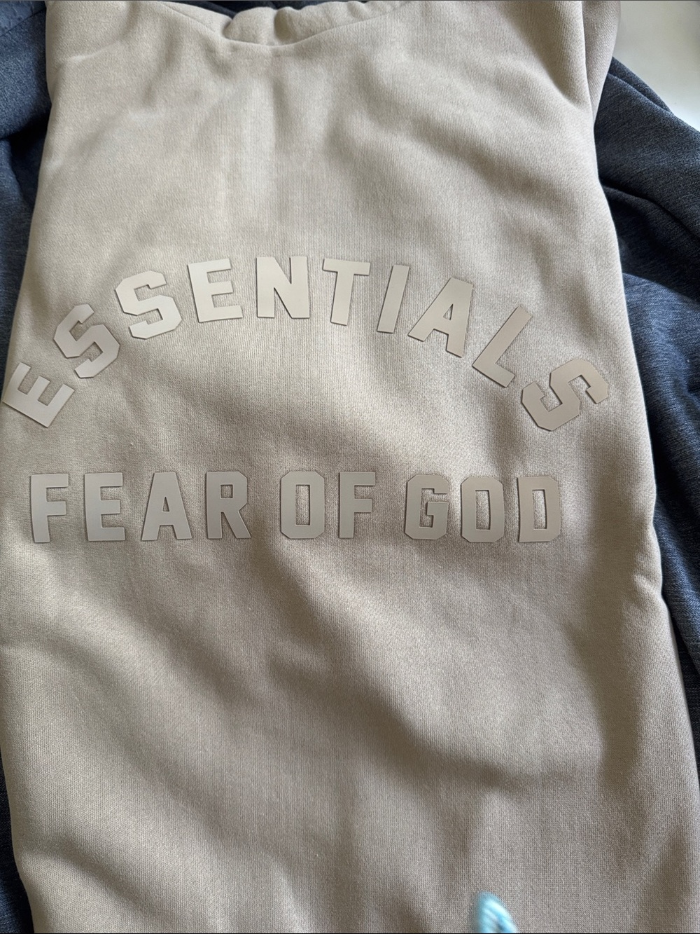 Fear of God Essentials Men's Beige Crewneck Sweatshirt